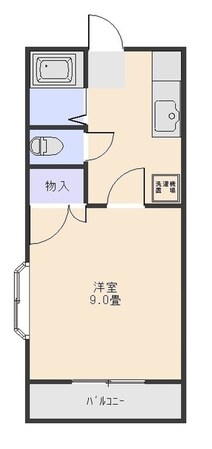 パークハイツキクカワの物件間取画像